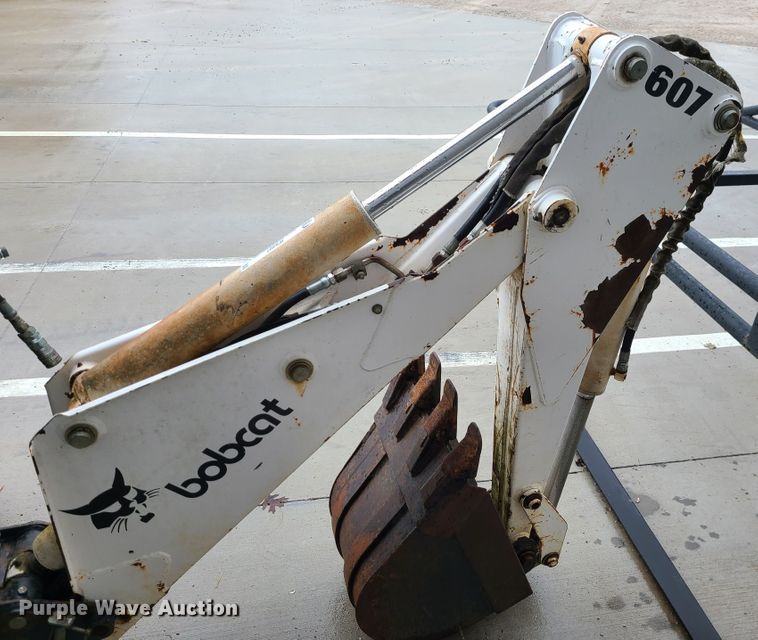 image for item IF9407 Bobcat 607 backhoe skid steer attachment