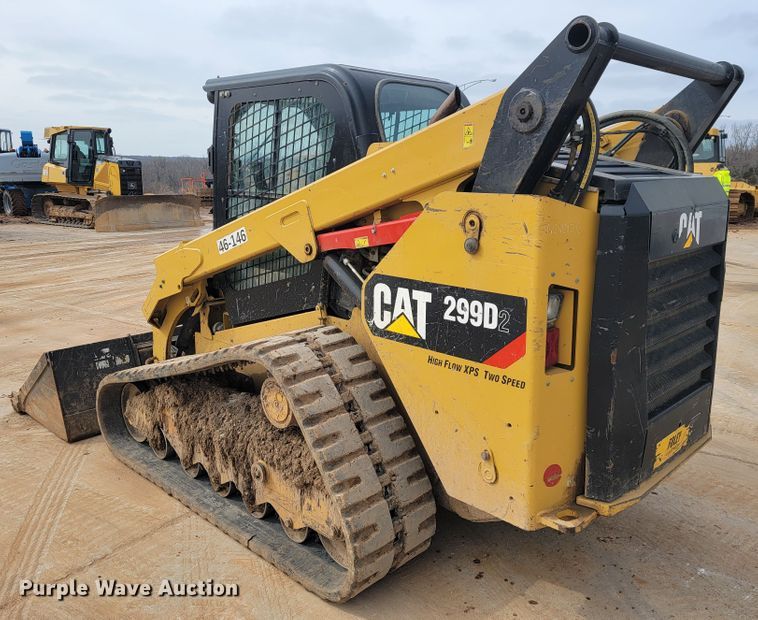 image for item JE9949 Caterpillar 299D2  tracked skid steer loader