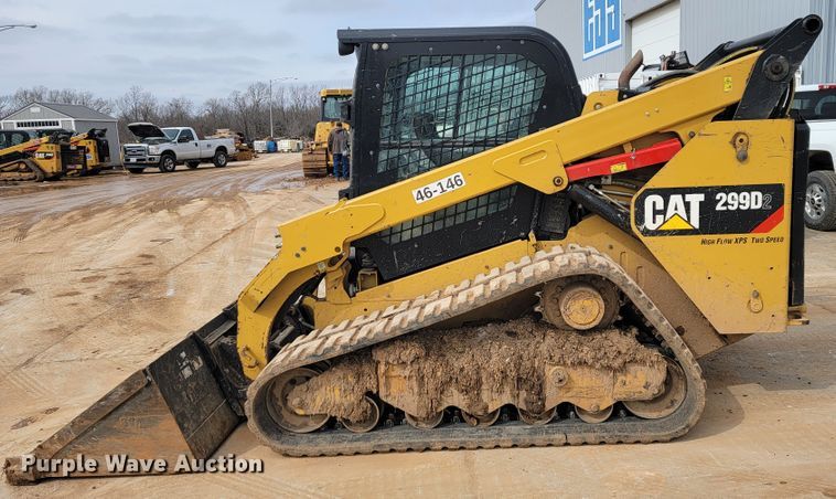 image for item JE9949 Caterpillar 299D2  tracked skid steer loader