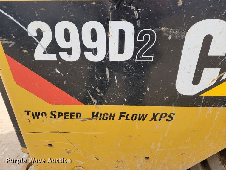 image for item JE9949 Caterpillar 299D2  tracked skid steer loader