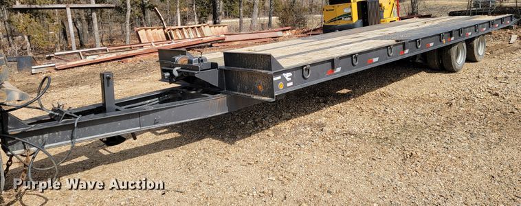 image for item JE9962 2002 Evaco  tilt deck equipment trailer