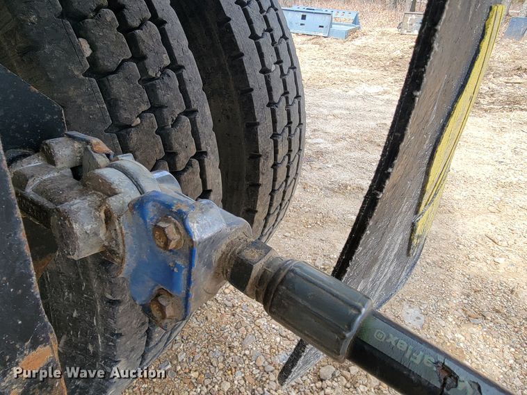 image for item JE9962 2002 Evaco  tilt deck equipment trailer