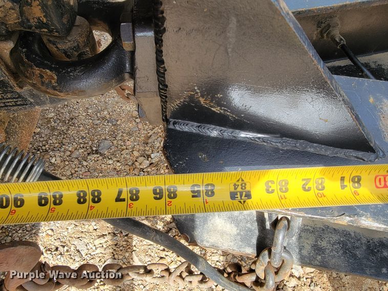 image for item JE9962 2002 Evaco  tilt deck equipment trailer