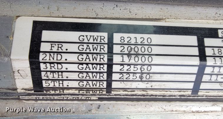 image for item JE9966 1995 Peterbilt 357  dump truck