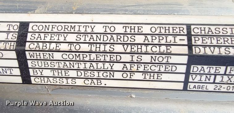 image for item JE9966 1995 Peterbilt 357  dump truck