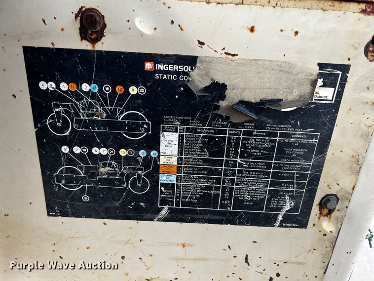 image for item JH9295 Ingersoll Rand ST-80  double drum roller