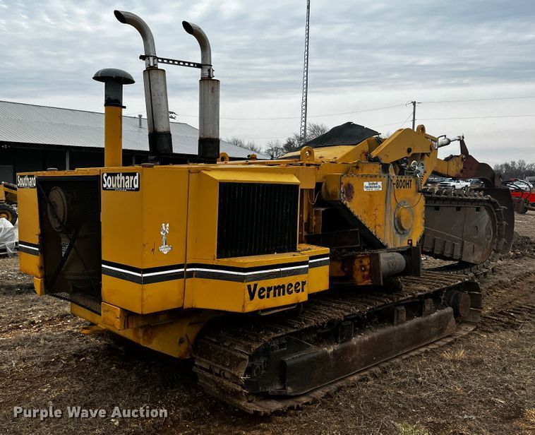 image for item JH9300 1993 Vermeer T800HT  trencher