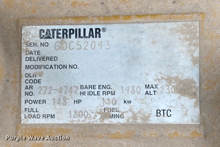 image for item JN9252 2011 Caterpillar 320DL  excavator