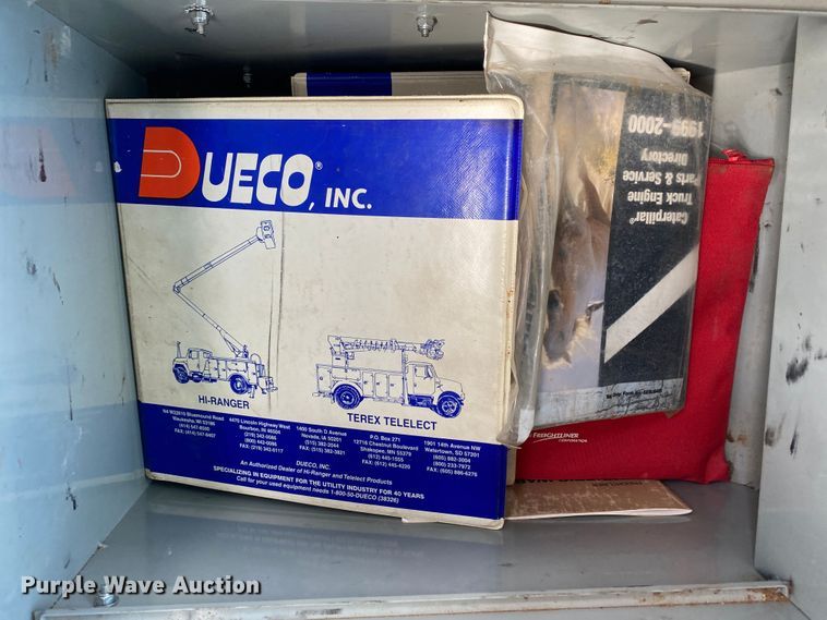 image for item JN9263 2000 Freightliner FL80  digger derrick truck