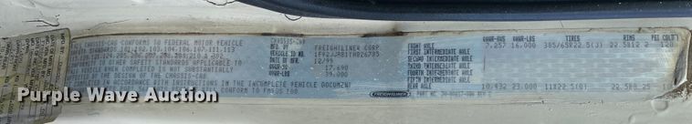 image for item JN9263 2000 Freightliner FL80  digger derrick truck