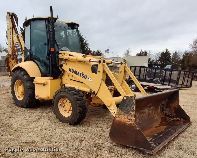 image for item JO9678 2005 Komatsu WB140  backhoe