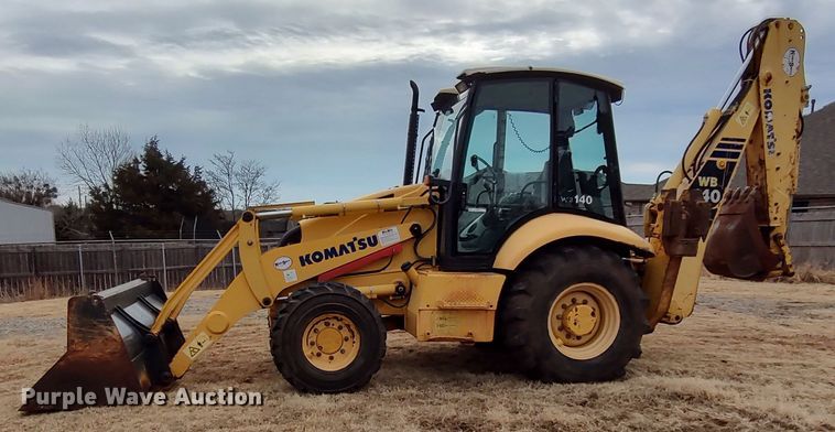 image for item JO9678 2005 Komatsu WB140  backhoe