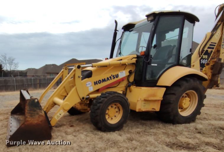 image for item JO9678 2005 Komatsu WB140  backhoe