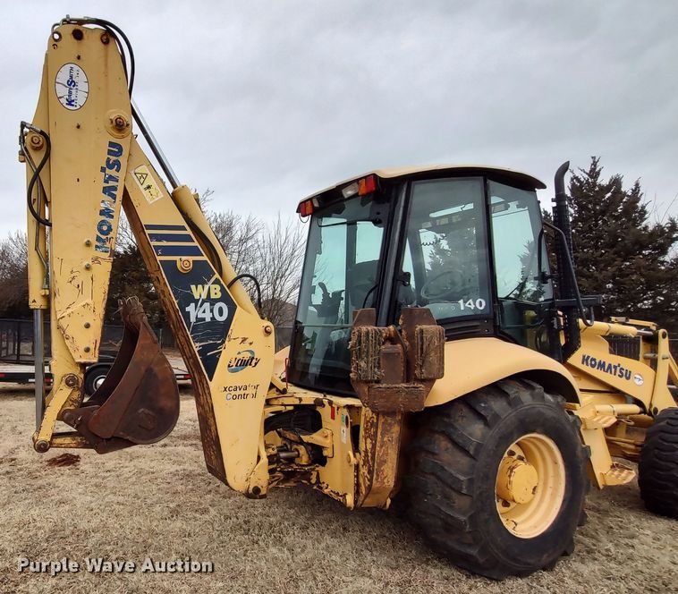 image for item JO9678 2005 Komatsu WB140  backhoe