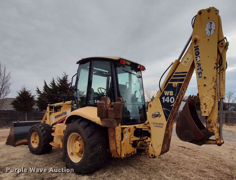 image for item JO9678 2005 Komatsu WB140  backhoe