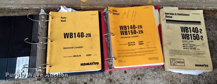 image for item JO9678 2005 Komatsu WB140  backhoe