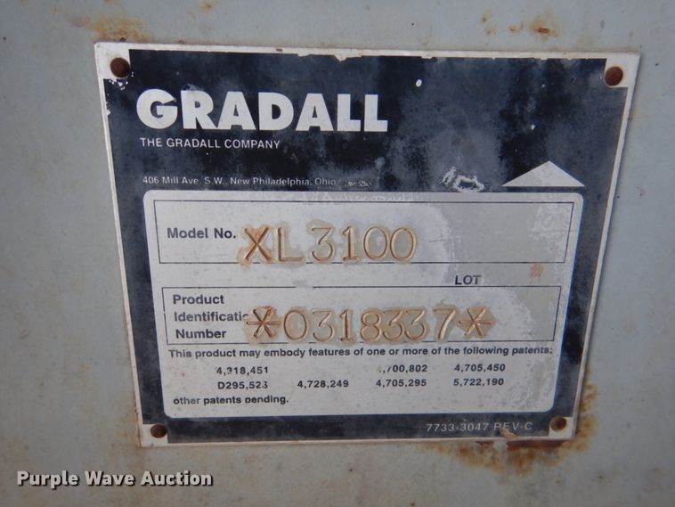 image for item JS9591 2001 Gradall XL3100  wheeled excavator