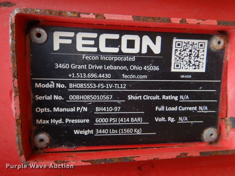 image for item JS9609 Fecon BH085SS3 skid steer mulcher