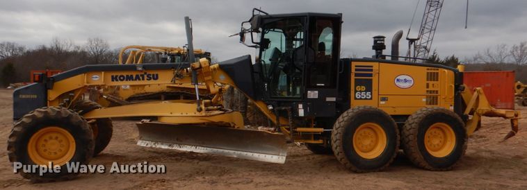 image for item JS9612 2012 Komatsu GD655-5  motor grader