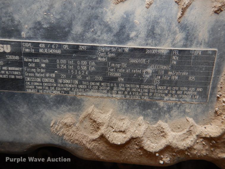 image for item JS9612 2012 Komatsu GD655-5  motor grader