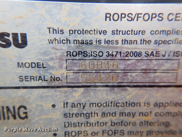 image for item JS9612 2012 Komatsu GD655-5  motor grader