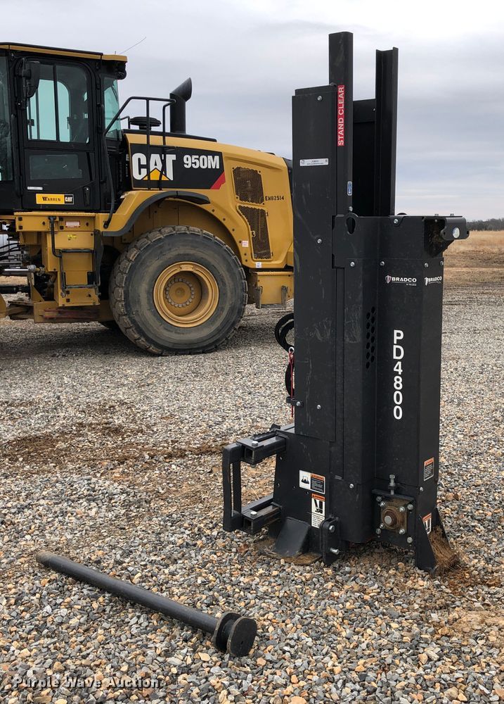 image for item JS9655 2016 Bradco PD4800 skid steer post driver