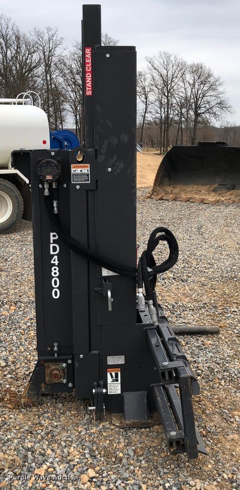 image for item JS9655 2016 Bradco PD4800 skid steer post driver