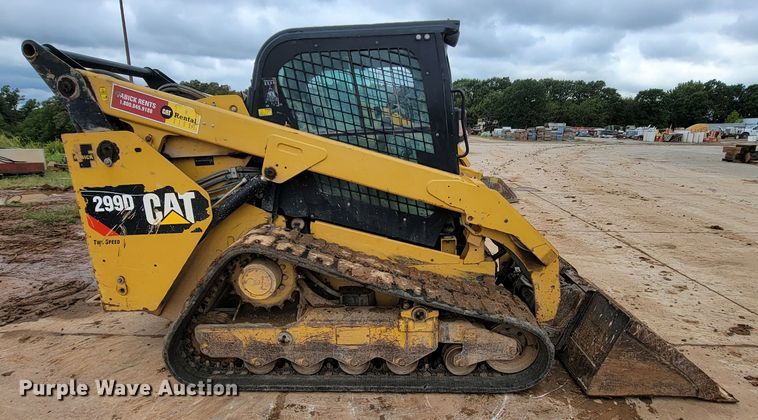 image for item KQ9253 2014 Caterpillar 299D  tracked skid steer loader