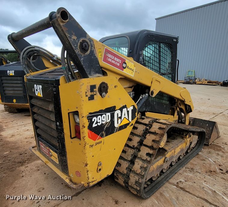 image for item KQ9253 2014 Caterpillar 299D  tracked skid steer loader