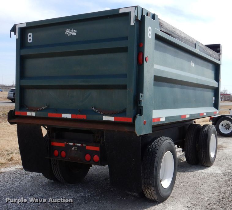 image for item LJ9820 2010 Martin ASPUP  end dump pup trailer