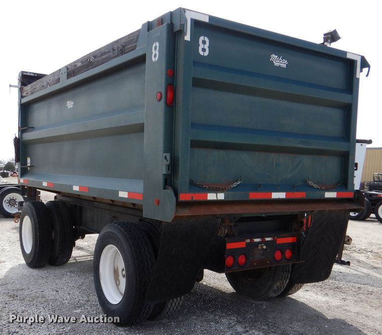 image for item LJ9820 2010 Martin ASPUP  end dump pup trailer