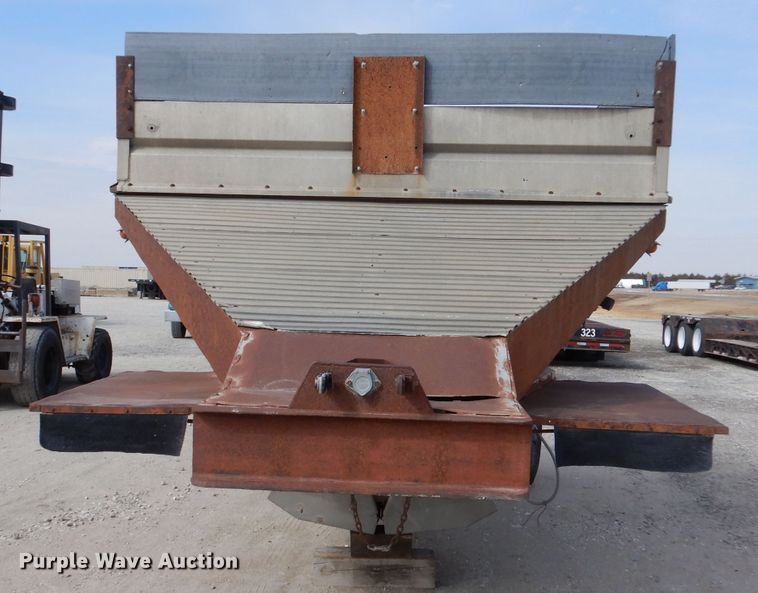 image for item LJ9827 (2) Fruehauf bottom dump pup trailers