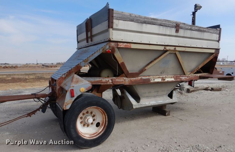 image for item LJ9827 (2) Fruehauf bottom dump pup trailers