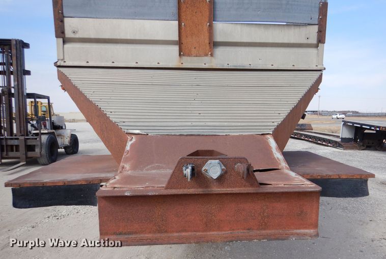 image for item LJ9827 (2) Fruehauf bottom dump pup trailers