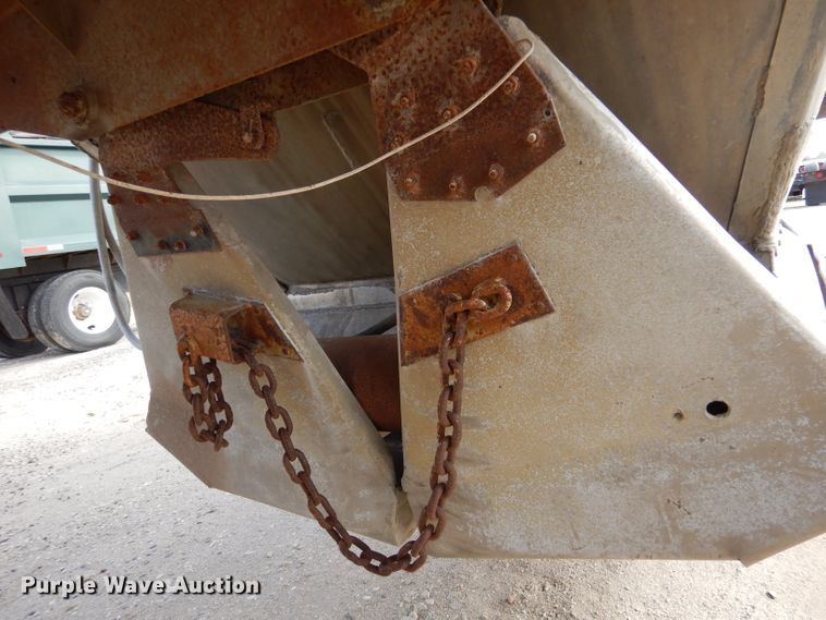 image for item LJ9827 (2) Fruehauf bottom dump pup trailers