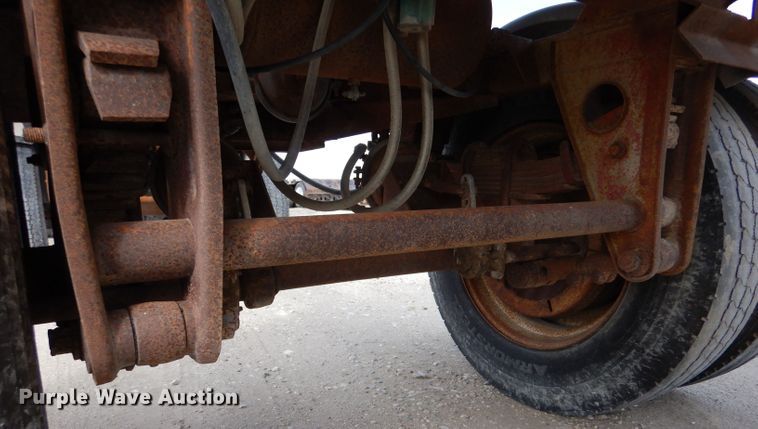 image for item LJ9827 (2) Fruehauf bottom dump pup trailers