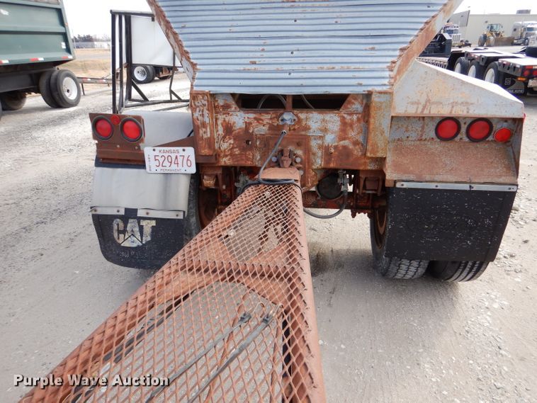 image for item LJ9827 (2) Fruehauf bottom dump pup trailers