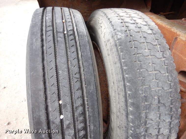 image for item LJ9827 (2) Fruehauf bottom dump pup trailers