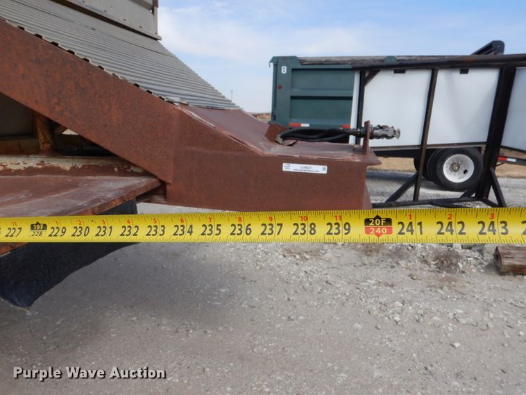 image for item LJ9827 (2) Fruehauf bottom dump pup trailers