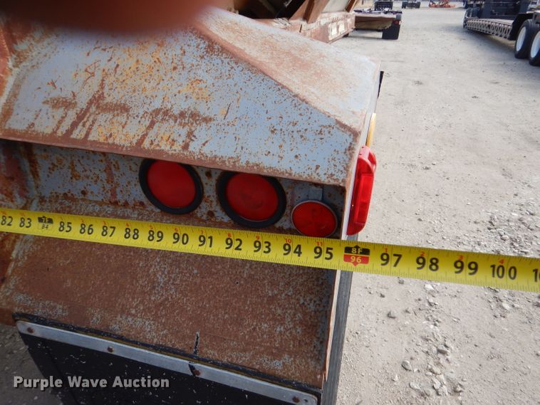 image for item LJ9827 (2) Fruehauf bottom dump pup trailers