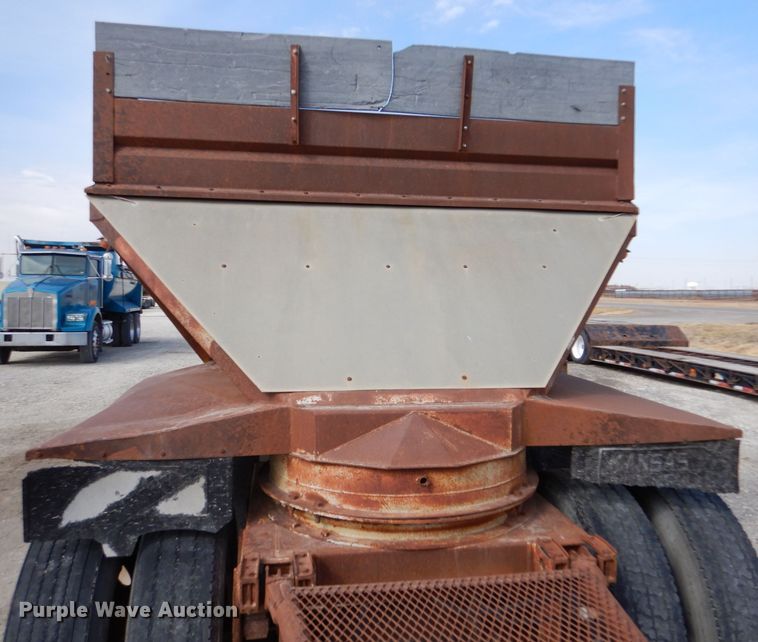 image for item LJ9827 (2) Fruehauf bottom dump pup trailers