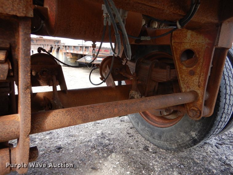 image for item LJ9827 (2) Fruehauf bottom dump pup trailers