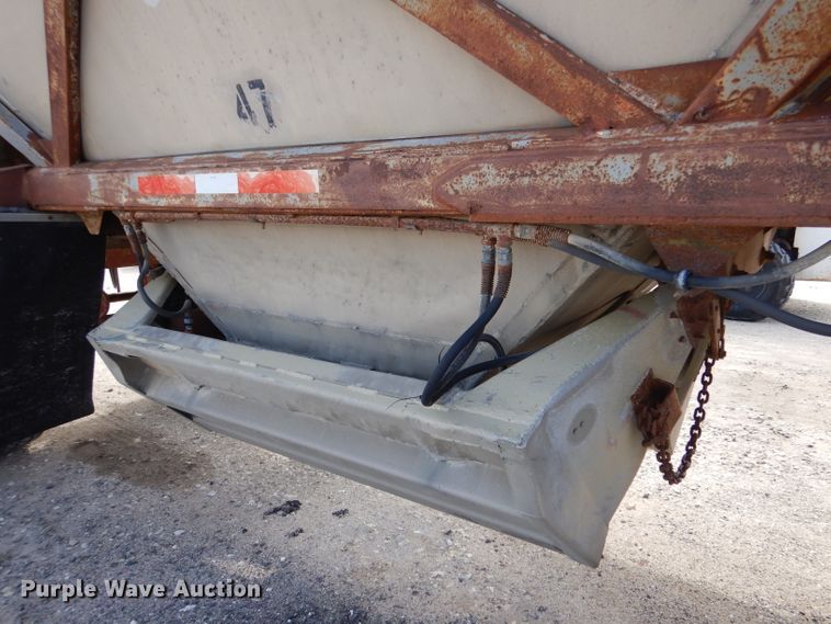 image for item LJ9827 (2) Fruehauf bottom dump pup trailers