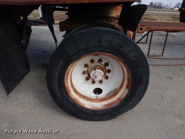 image for item LJ9827 (2) Fruehauf bottom dump pup trailers