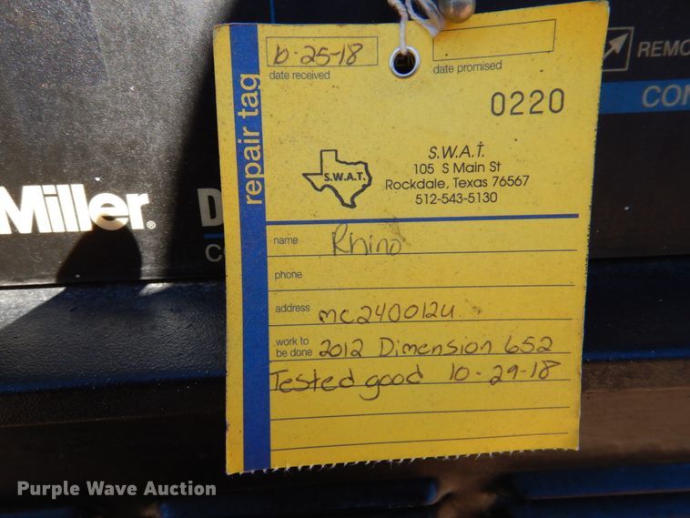 image for item MK9534 (2) Miller Dimesion 652 welders