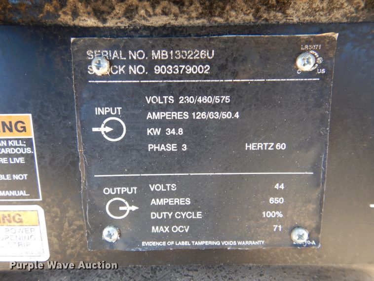 image for item MK9536 (3) Miller Dimension 652 welders