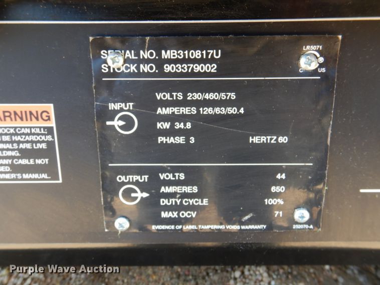 image for item MK9536 (3) Miller Dimension 652 welders