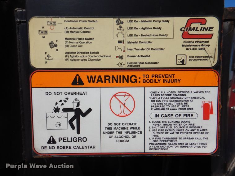 image for item MK9545 2015 Cimline 230 Gen 4  melter applicator