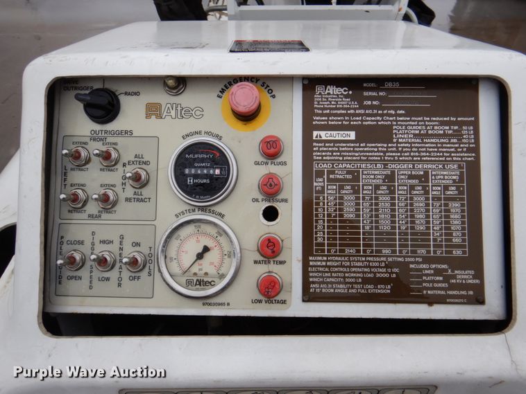 image for item MK9552 2006 Altec DB35  mini digger derrick