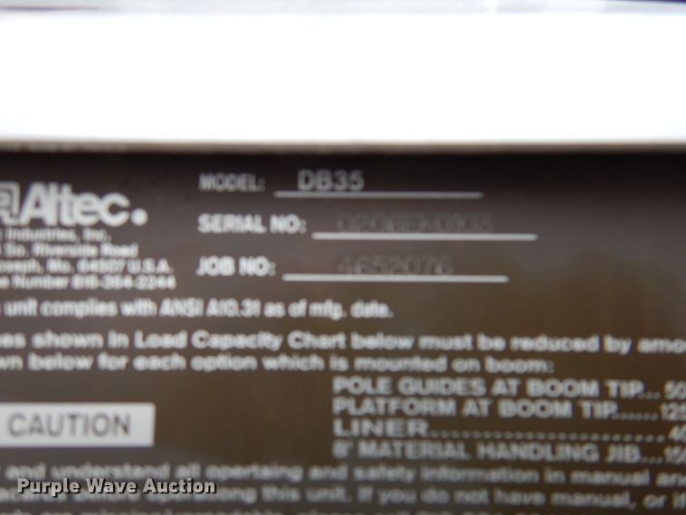 image for item MK9552 2006 Altec DB35  mini digger derrick